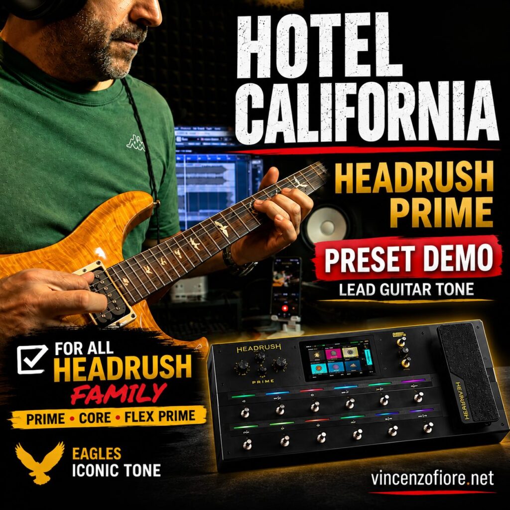 Hotel California HeadRush preset for Prime Core and Flex Prime
